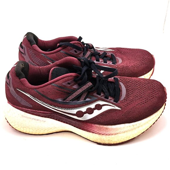 Saucony Women's Triumph 20 Running Shoe, Sundown/Rose - Size 6.5w - Picture 1 of 11